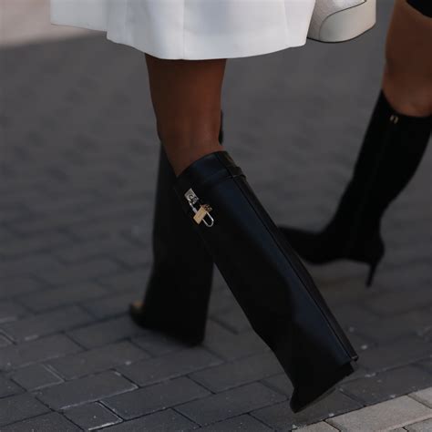 cream givenchy boots|Givenchy shark boots on sale.